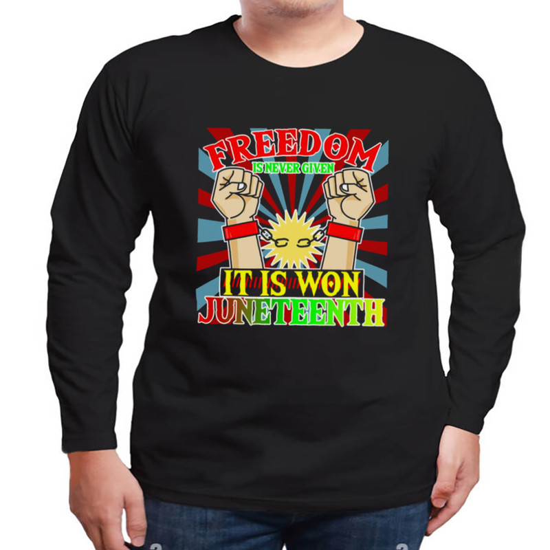 Juneteenth It Is Won Black Freedom Shirt, Unisex Clothing, Shirt For Men Women, Graphic Design, Unisex Shirt