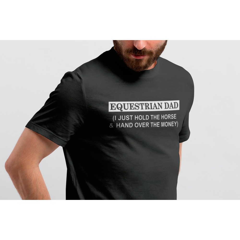Equestrian Dad Men's T-Shirt Gift For Dads Birthday Fathers Day Daddy Funny - 1.jpg