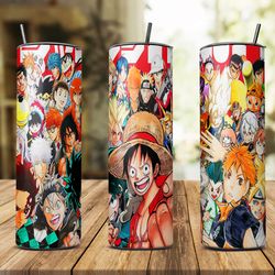 anime heroes tumbler design png, cartoon png, anime heroes tumbler, anime tumbler, one piece tumbler, naruto tumbler png