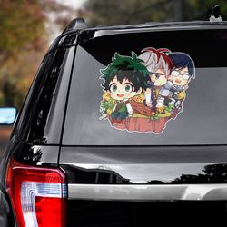 my hero academia sticker, anime sticker, manga decal, my hero academia, my hero academia decal, anime decal