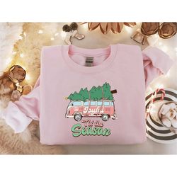 tis the season sweatshirt, christmas sweater, holiday sweater, xmas tee, christmas gift, retro christmas, christmas tree