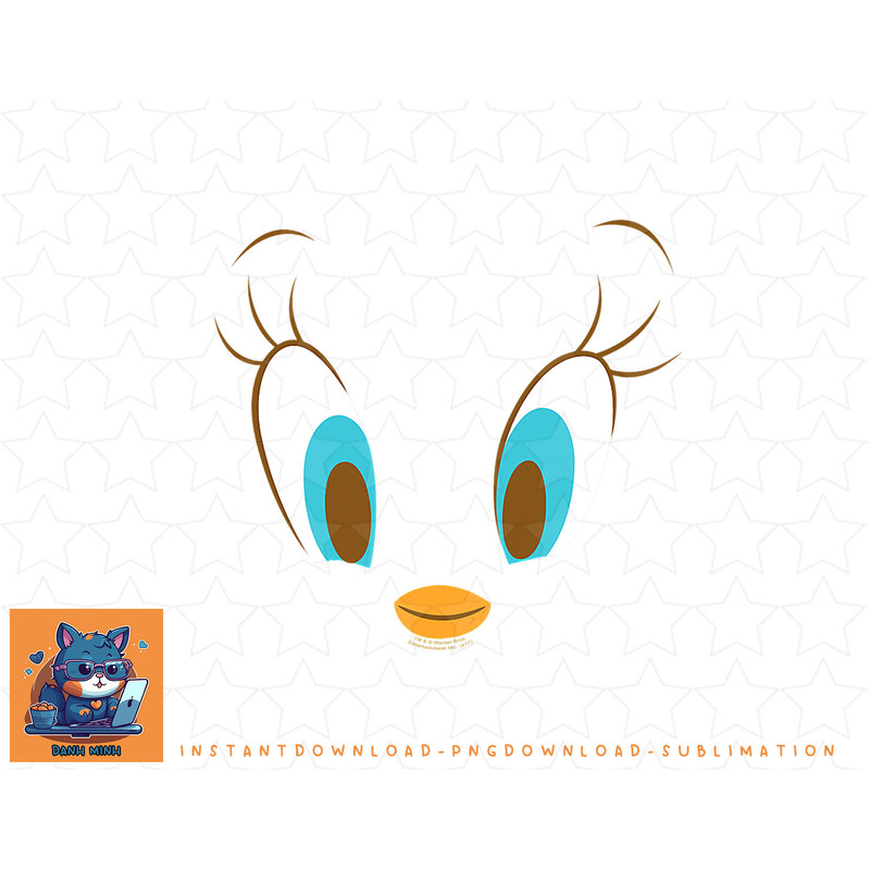 Looney Tunes Tweety Head png, sublimation, digital download.jpg