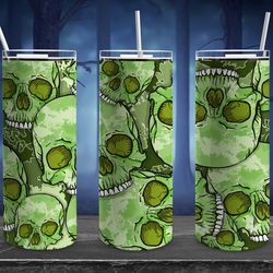 halloween zombie tumbler, halloween zombie skinny tumbler