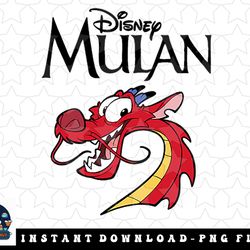 disney mulan mushu dragon big face logo png, sublimation, digital download
