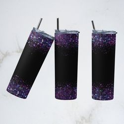 summer lemon slices tumbler, summer lemon slices skinny tumbler, glitter magic tumbler