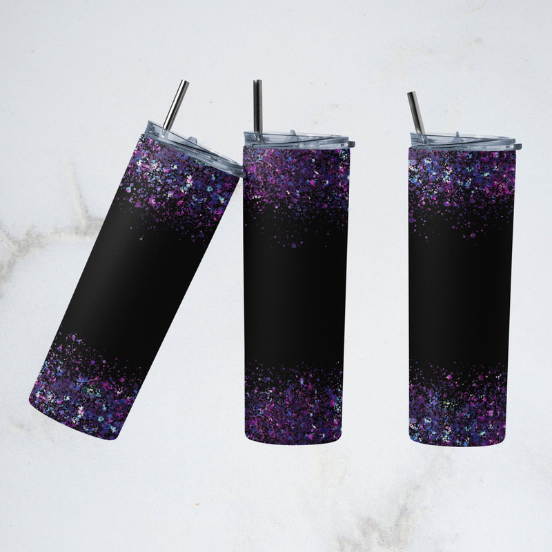 Summer Lemon Slices Tumbler, Summer Lemon Slices Skinny Tumbler, Glitter Magic Tumbler.png