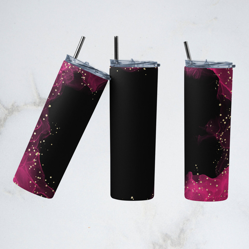 Summer Lemons Tumbler, Summer Lemons Skinny Tumbler, Sparkling Sensation Tumbler.png