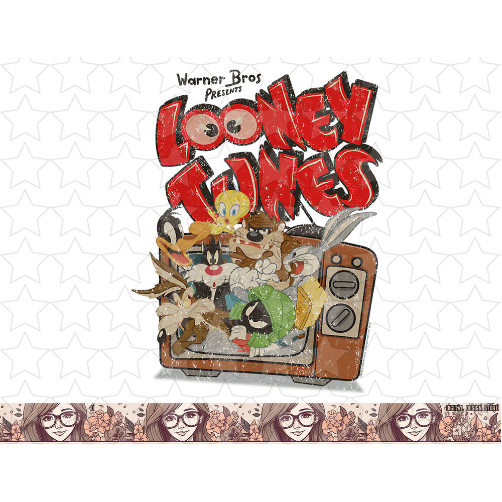 Looney Tunes Saturday Mornings png, sublimation, digital download .jpg