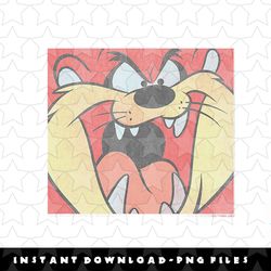 looney tunes tasmanian devil big face png, sublimation, digital download
