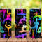 Neon Yoga Tumbler, Neon Yoga Skinny Tumbler, Neon Tumbler.png