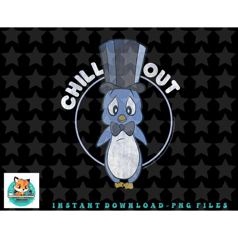 Looney Tunes Penguin Chill Out Portrait png, sublimation, digital download.jpg