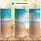 Summer Ocean Beach Tumbler, Summer Ocean Beach Skinny Tumbler.png
