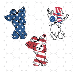 july 4th yorkie terrier svg bundle, independence svg, july 4th dog svg, yorkie terrier svg, independence dog svg