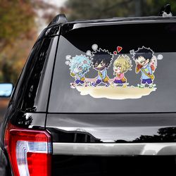anime decal, my hero academia sticker, anime sticker, my hero academia, my hero academia decal, manga decal