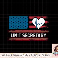 unit secretary usa flag patriotic 4th july png, instant download, digital print