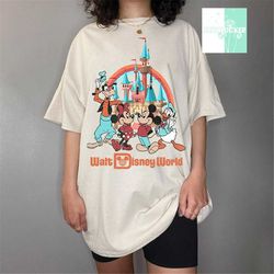 retro walt disney world shirt, disney mickey and friends, disney shirt, disneyland trip, disney world trip, disney magic