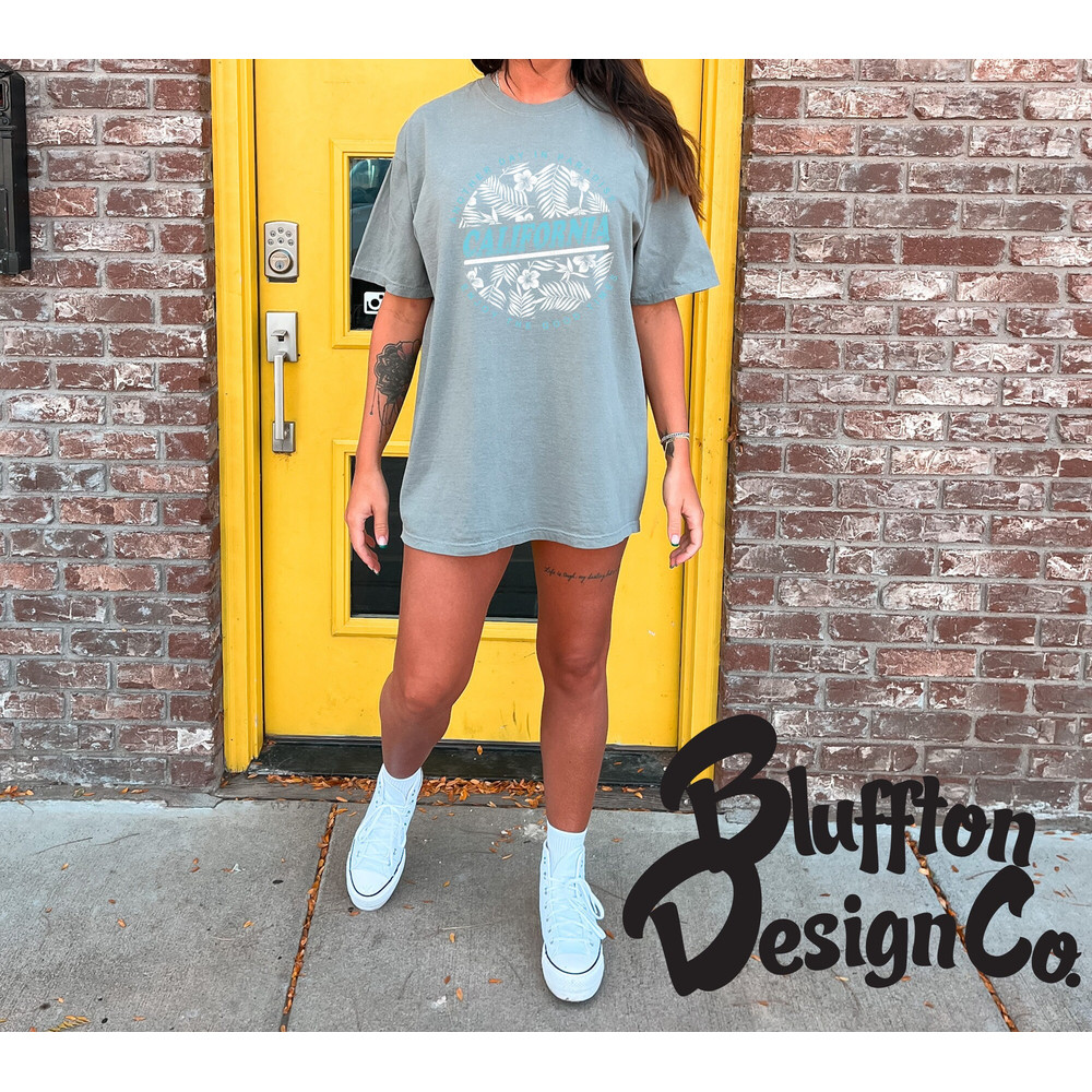 Comfort Colors T-Shirt, Beach T-Shirt, Another Day in Paradise, Distressed T-Shirt, OverSized T-Shirt, California, Beach Vibes, Oversized - 2.jpg