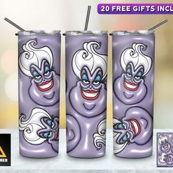 movie characters tumbler,cartoon inflated straight tapered wrap skinnytumbler,horror halloween sublimation skinnytumbler