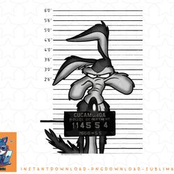 looney tunes wile e. coyote busted short sleeve png, sublimation, digital download small copy