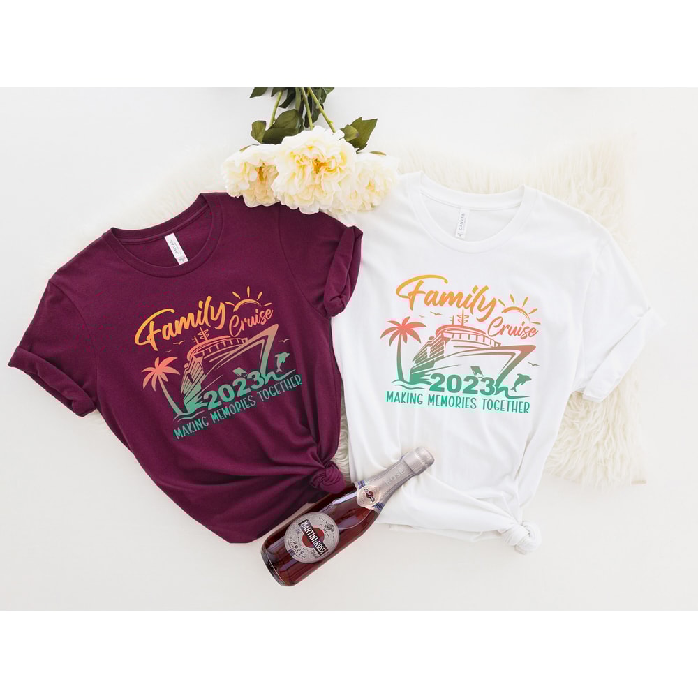 Family Cruise Making Memories Together Tee,2023 Family Matching Vacation Tee,2023 Cruise Squad Shirt,Custom Family Shirt,Matching Family Tee - 2.jpg