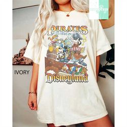 retro pirated of the caribbean shirt, disney comfort colors shirt, mickey caribbean shirt, disney pirates shirt, disneyl