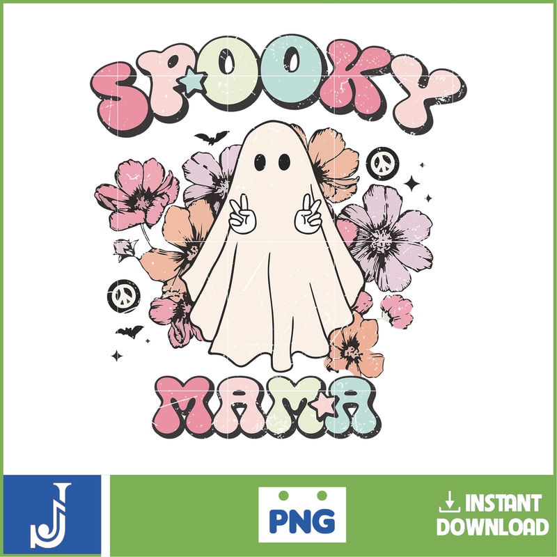 Retro Halloween, Retro Halloween png, Groovy Halloween Sublimation Designs, Hippie Halloween png, Spooky Babe png, Ghouls Sublimation (121).jpg