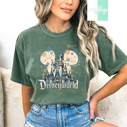 disneyworld shirt, retro castle shirt, disney comfort colors shirt, walt disney world shirt, 2023 family vacation tee, m