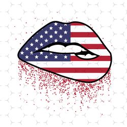 american lips flag svg, independence svg, flag lips svg, lips svg, patriotic svg, patriotic lips svg, independent lips