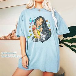 princess pocahontas comfort colors shirt, pocahontas watercolor shirt, vintage pocahontas shirt, disney trip shirt, disn