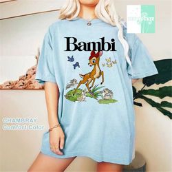 comfort colors disney bambi shirt, bambi thumper shirt, magic kingdom shirt, disney world shirt, disneyland shirt, bambi