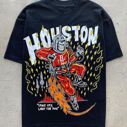 warren lotas houston rockets " space city , light the fuse " nba t shirt - unisex