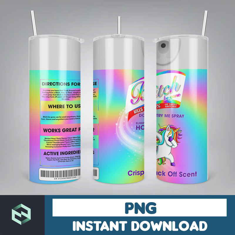 Scents Bitch Be Gone PNG Tumbler, F Skeleton Bitch Spray Tumbler, Crisp Fuck Off Scent 20 Oz Straight Tumbler, Digital Download (6).jpg