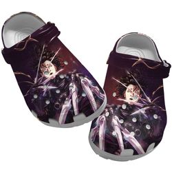 edward scissorhands clog shoes unisex, edward scissorhands crocs, movie crocs, edward scissorhands, movie sandals