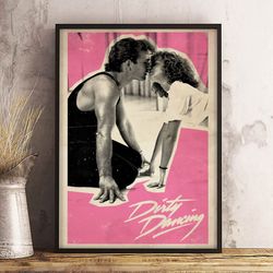 dirty dancing poster, movie poster, film poster, wall art, wall decor, prints, home decor, tango of temptation poster