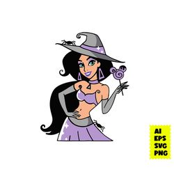 bad witch ariel disney princess svg, bad witch svg, disney princess svg, disney svg, halloween svg, ai file