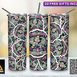 cartoon characters tumbler, villains straighttapered wrap skinny tumbler, cartoon monster sublimation skinny tumbler