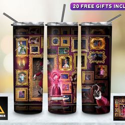 cartoon scarecrow tumbler, villains straighttapered wrap skinny tumbler, movie halloween sublimation skinny tumbler