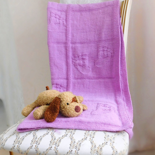 Baby Pattern, Knit Pattern, Baby Blanket Pattern, Baby Room Decor, Newborn Blanket, Nursery Room Decor.jpg