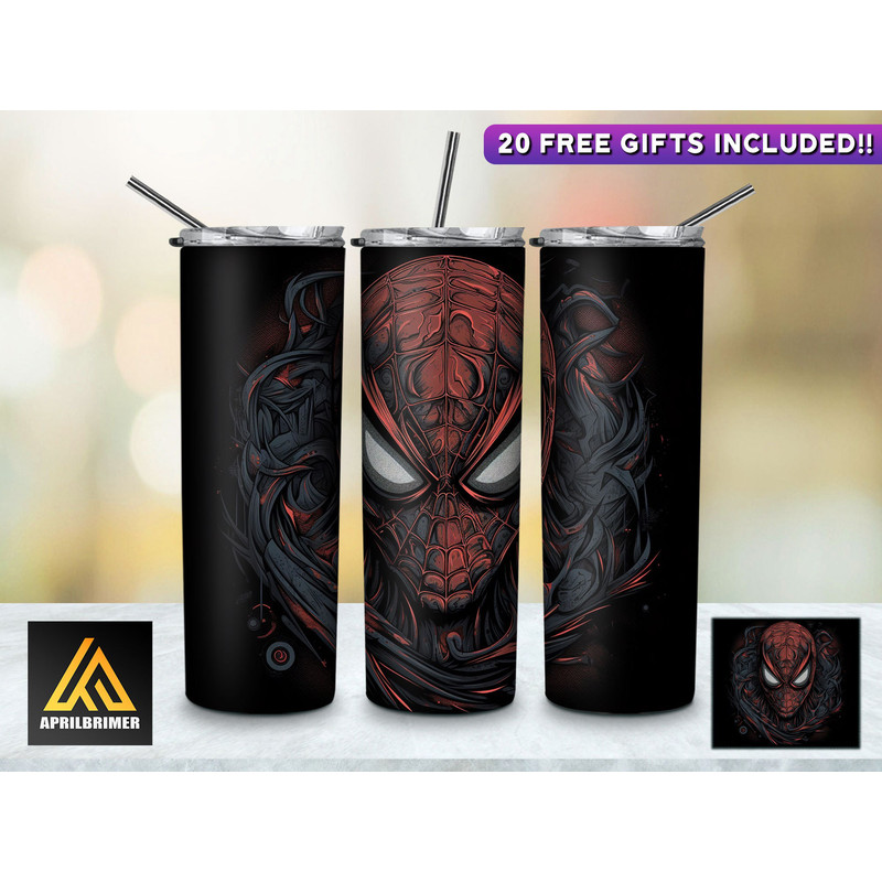 Super Hero Movie 20 Oz Skinny Tumbler StraightTapered Wrap Png Sublimation Design, Movie Tumbler PNG File Digital Download-1.jpg