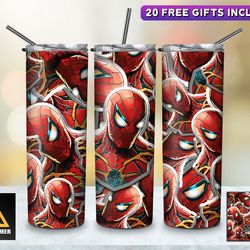 super hero tumbler,super hero spiderman straight tapered wrap skinny tumbler,super hero anime sublimation skinny tumbler