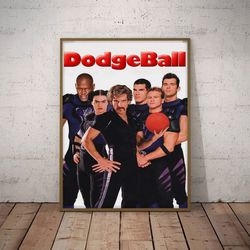 dodgeball poster, movie poster, film poster, wall art, wall decor, prints, home decor, ultimate dodgeball clash poster