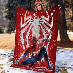 spider man peter parker superhero blanket perfect gift idea fan lover