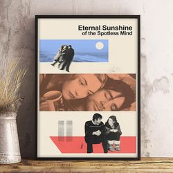 eternal sunshine of the spotless mind poster, movie poster, film poster, wall art, wall decor, prints, home decor
