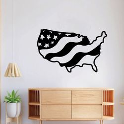 us map metal wall art laser cut files, metal wall art, cnc cutting router