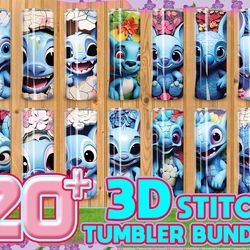 3d cartoon tumbler sublimation design, movie 20 oz skinny tumbler bundle, colorful cartoon tumbler wrap png, instant dow