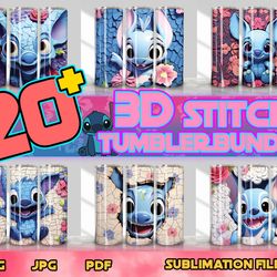 3d all style movie 20 oz skinny tumbler design bundle, colorful cartoon 20 oz tumbler design template for sublimation