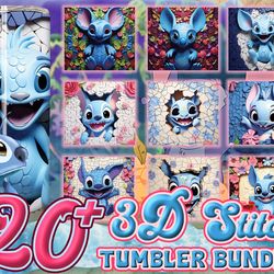 3d cartoon 20 oz tumbler design template for sublimation bundle, movie tumbler design png, 20 oz tumbler wrap png, insta