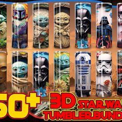 3d movie tumbler sublimation design, movie 20 oz skinny tumbler bundle design, colorful tumbler wrap bundle png, instant