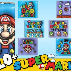 3d inflated princess and bros tumbler 20oz design bundle, 3d cartoon movie sublimation wraps, tumbler wrap design png, d