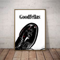 goodfellas poster, movie poster, film poster, wall art, wall decor, prints, home decor, faces of a criminal brotherhood